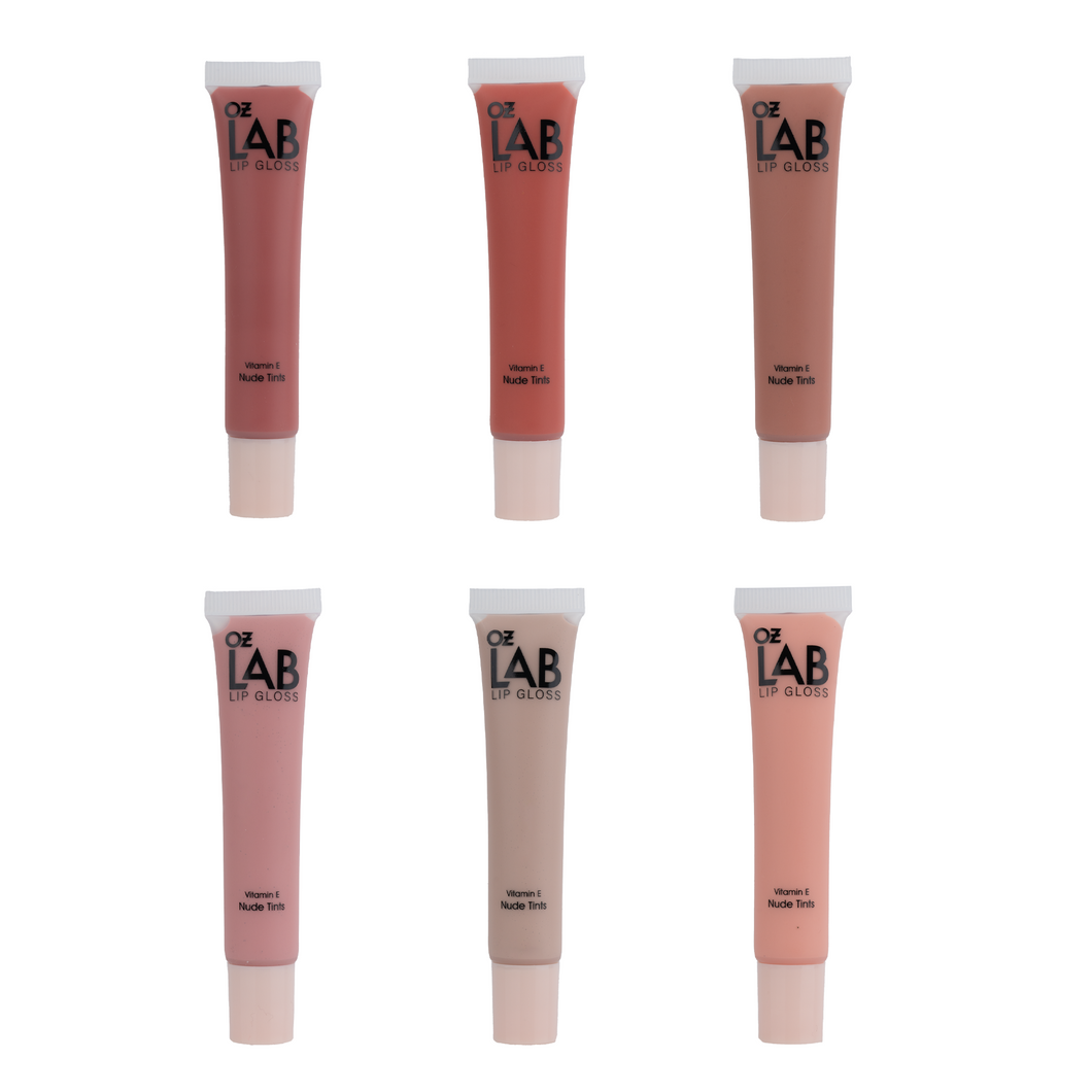 Nude Tinted Lip Gloss - 6 Shades